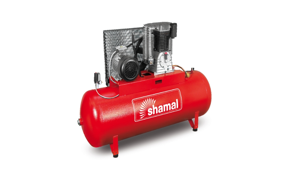 كمبروسر هواء سير SHAMAL K50/500 FT10 سعة 500 لتر – 10 حصان – 11 بار – صناعة إيطالي