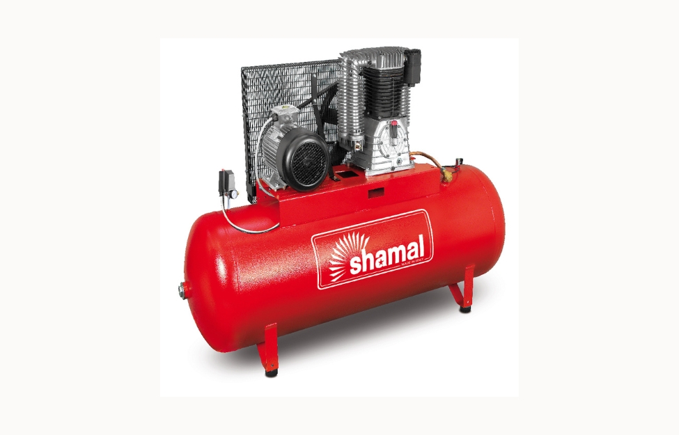 كمبروسر هواء سير ضغط عالي SHAMAL K30/500 FT7.5 سعة 500 لتر – 7.5 حصان – 14 بار – صناعة إيطالي
