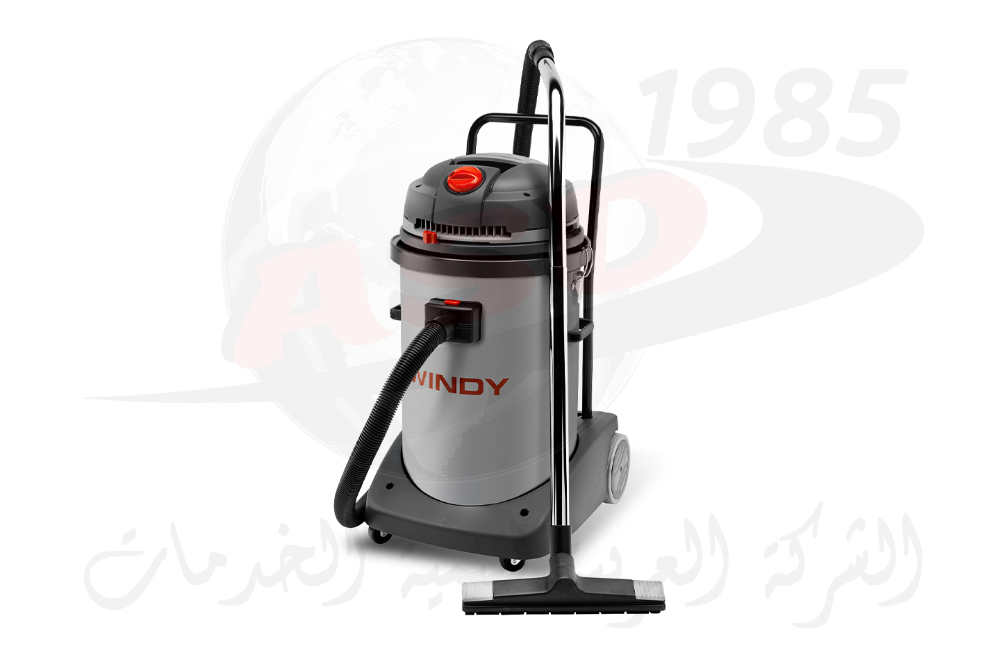 مكنسة كهربائية ويندي شفط مياه وأتربة 3 موتور تانك بلاستيك 78 لتر WINDY 378/P