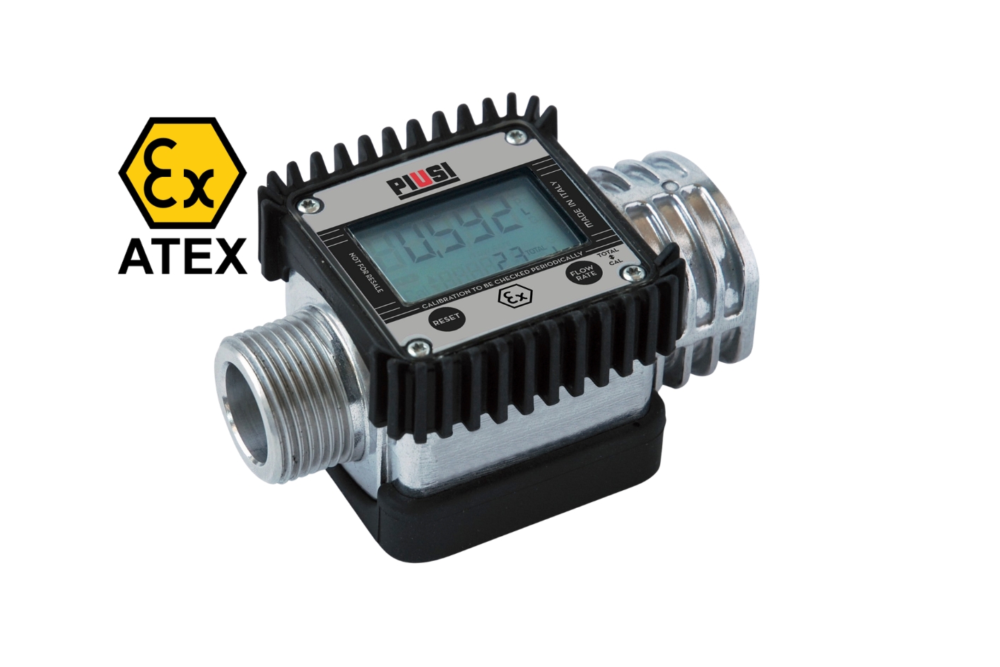 عداد تدفق Flowmeter سولار وبنزين ضد الإنفجار 1 بوصة ديجيتال موديل K24 (EX)