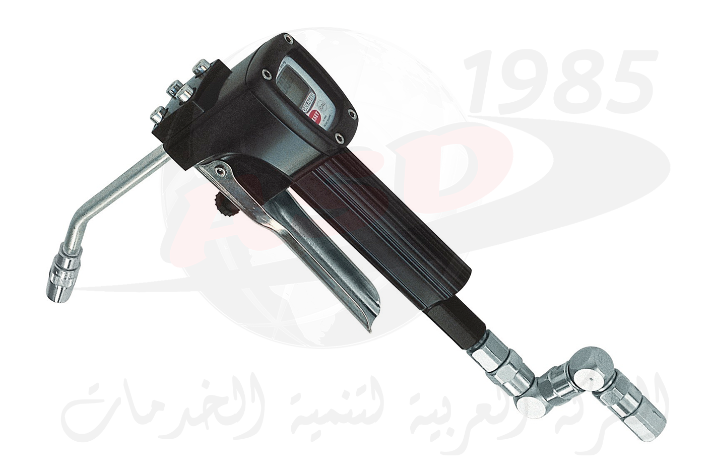 مسدس شحم بعداد ديجيتال كامل بالوصلات المتحركة موديل GREASTER