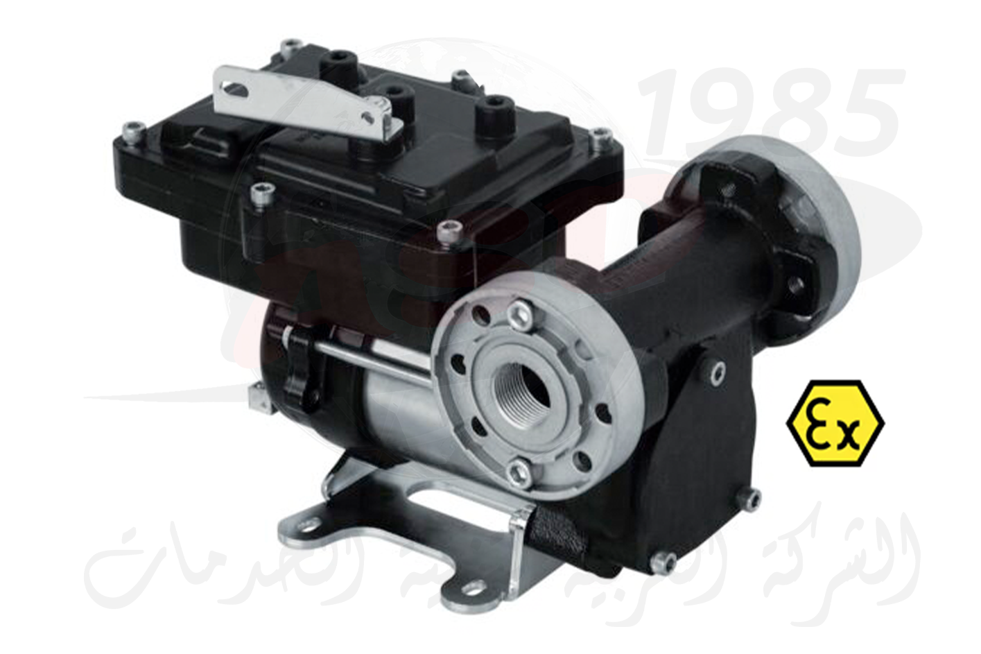 طلمبة سولار وبنزين fuel pump ضد الإنفجار تصريف 50 لتر في الدقيقة موديل EX50 230V AC ATEX