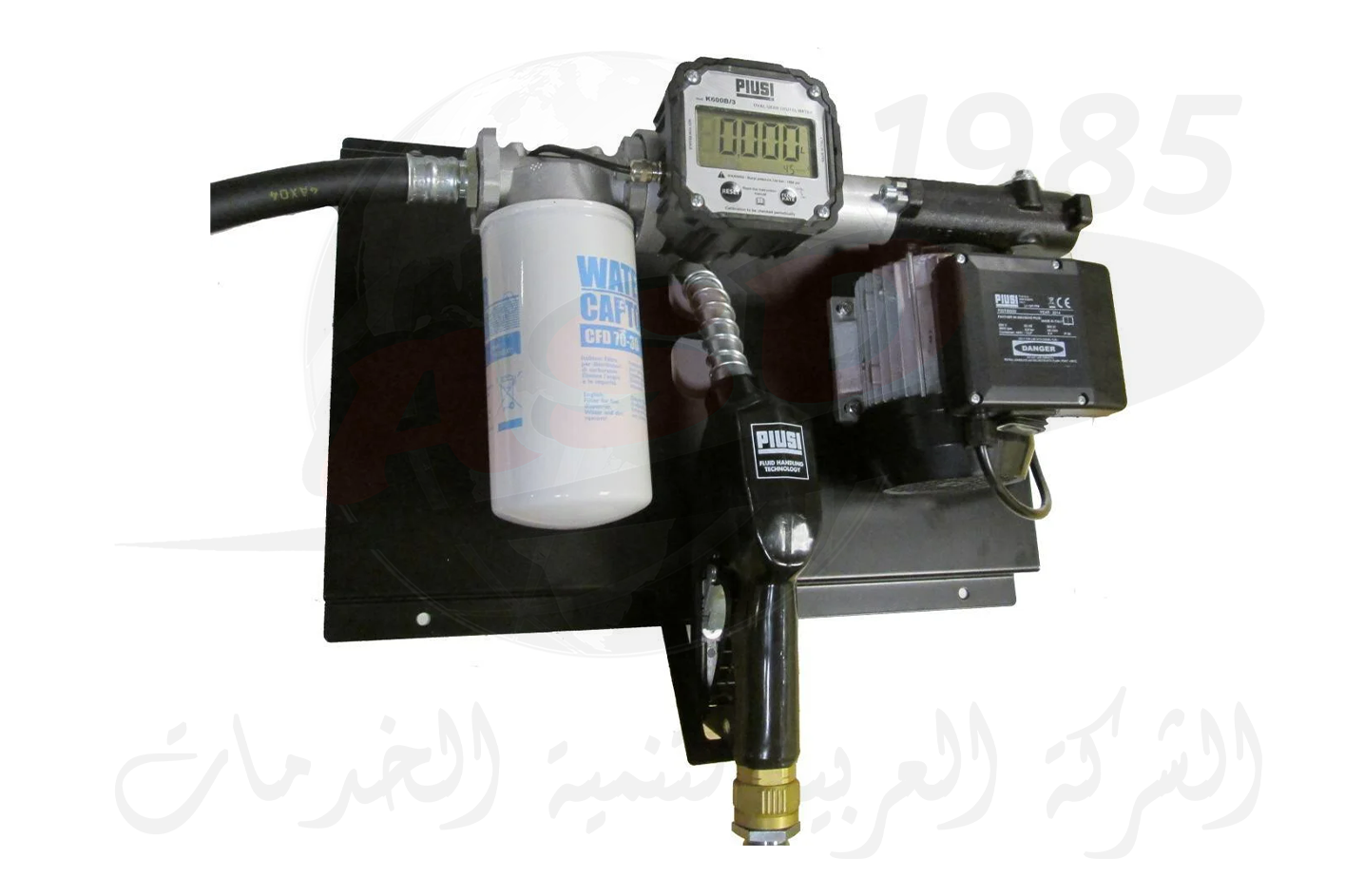 وحدة تفويل سولار كاملة بعداد دجيتال وفلتر ومسدس وخرطوم طرد موديل STPANTHER K600 B/3