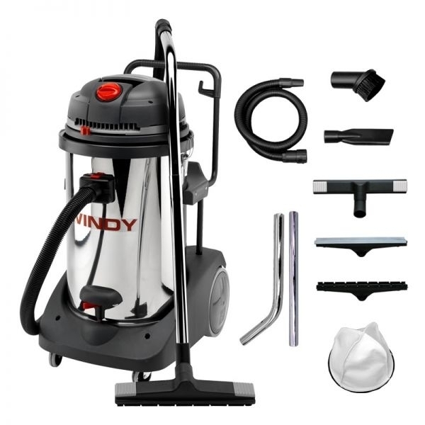 مكنسة كهربائية شفط مياه وأتربة 3 موتور 78 لتر ويندي WINDY 378 IR - صورة 6